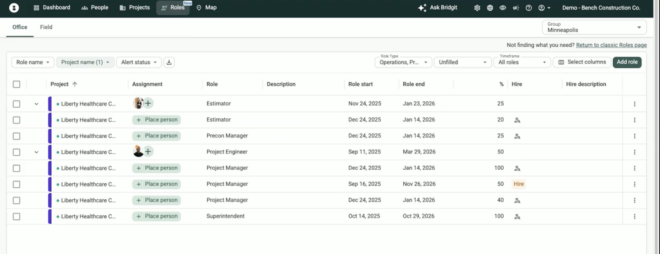 Bridgit poreikių valdymas