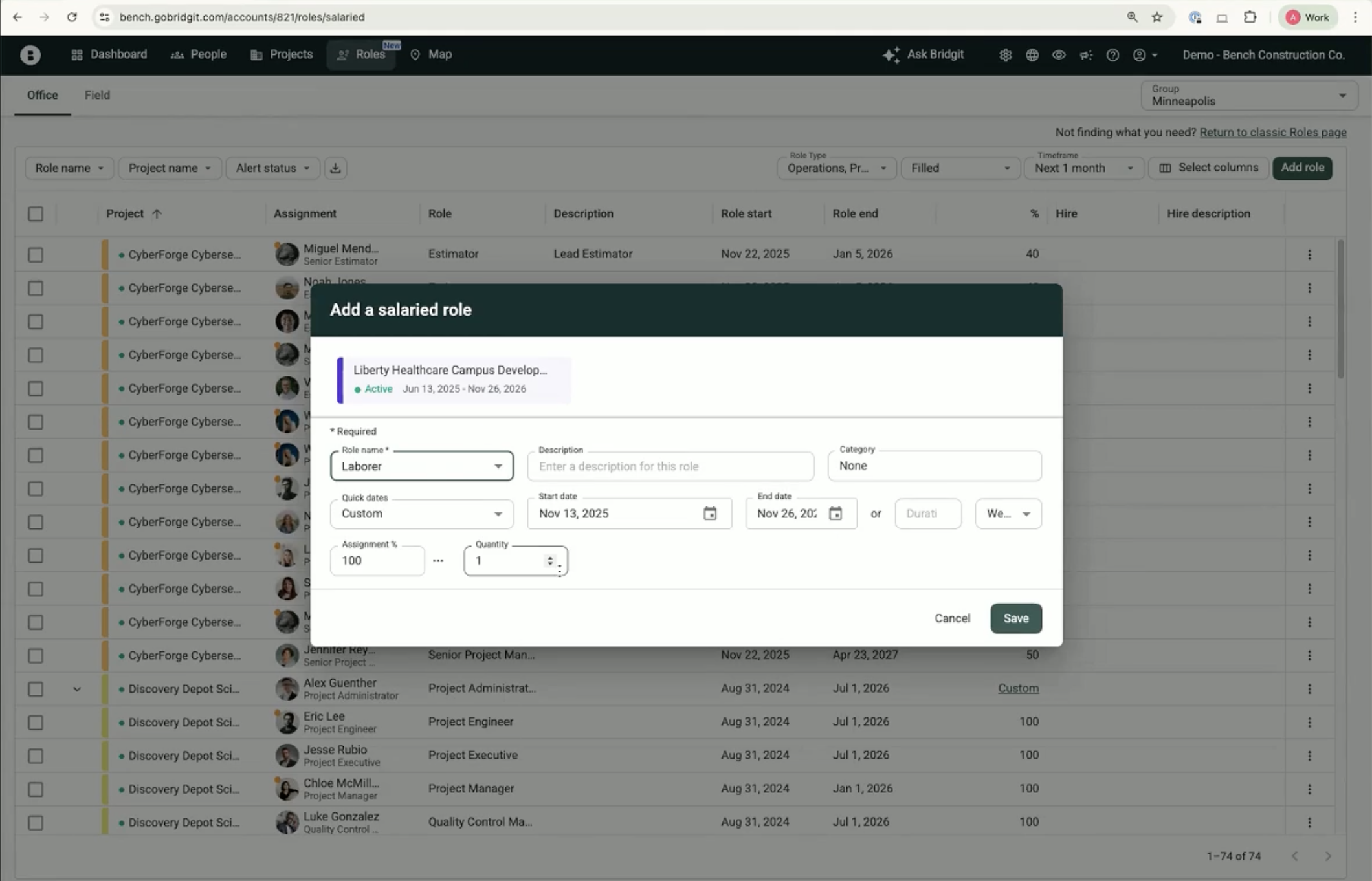 Bridgit poreikių valdymas